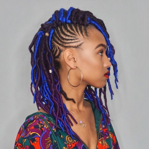 20 süße und kreative Ideen für kurze Faux Locs  