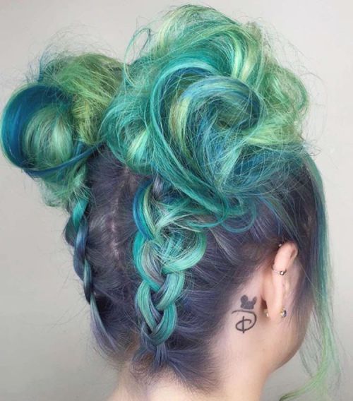 20 Mint Green Frisuren, die total erstaunlich sind 