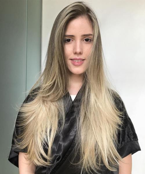 40 stilvolle Frisuren für lange blonde Haare  