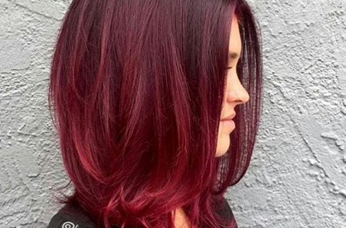 Rote Haarfarbe Inspiration 