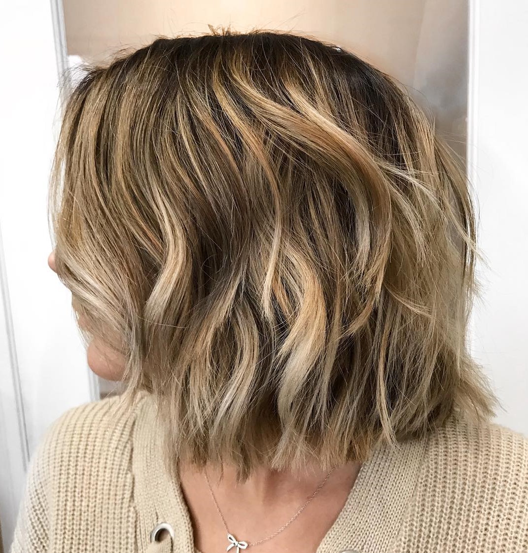 20 lange Choppy Bob Frisuren für Brünette und Blondinen  