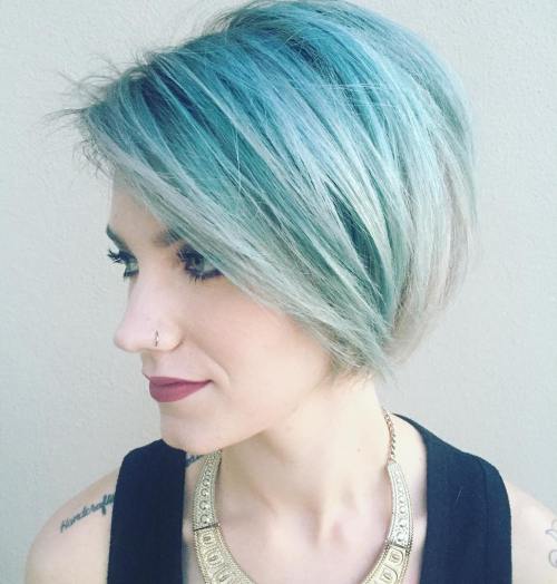 20 Mint Green Frisuren, die total erstaunlich sind  