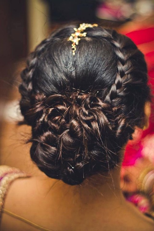 Frisuren für indische Hochzeit - 20 Showy Bridal Frisuren  