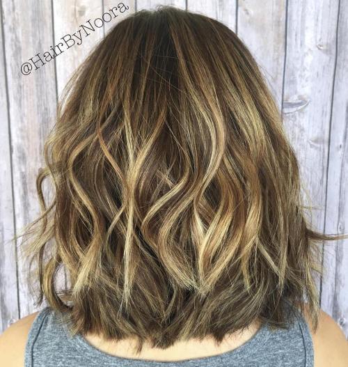 60 inspirierende lange Bob Frisuren und Haarschnitte  