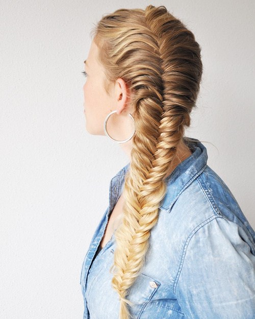 40 Awesome Jazzed Up Fishtail Braid Frisuren  