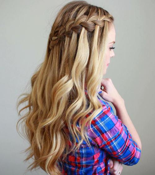 40 fließende Wasserfall Braid Styles  