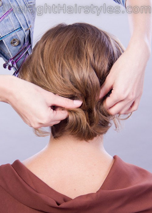 How To: Eleganter Hochsteckfrisur für kurzes feines Haar  