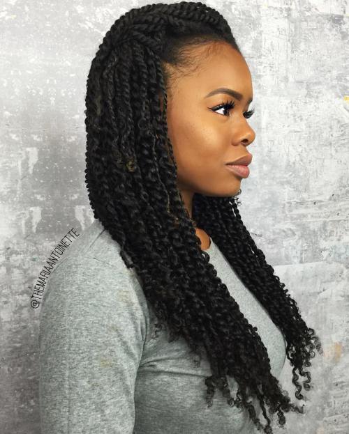 30 Hot Kinky Twists Frisuren zum Ausprobieren 2018  