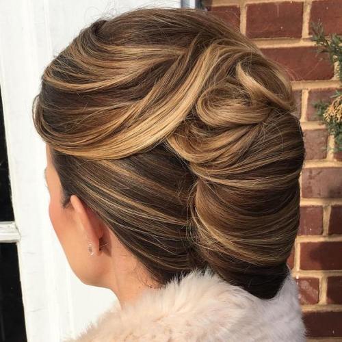 50 stilvolle französische Twist Updos  