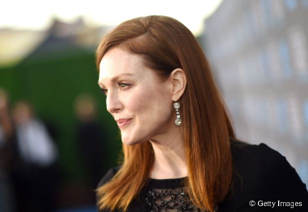 Julianne Moore beweist, dass mittellanges Haar das Beste ist  