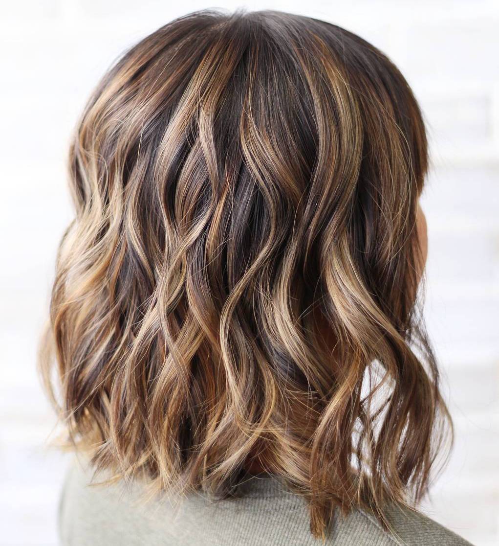 50 Ideen für hellbraunes Haar mit Highlights und Lowlights  