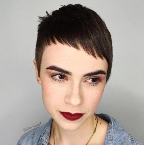 40 mutige und wunderschöne asymmetrische Pixie Cuts  