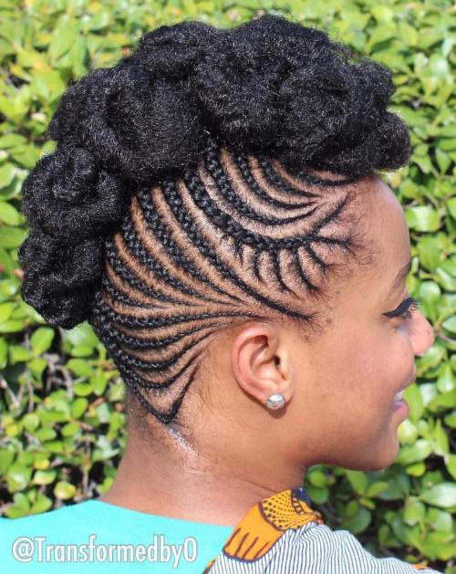 20 Super Hot Cornrow Braid Frisuren  