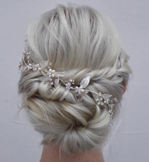 40 schicke Hochzeit Haarhochsteckfrisuren für elegante Bräute  