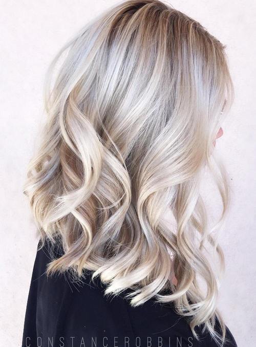 40 Haar Сolor Ideen mit weißem und Platinblondem Haar  