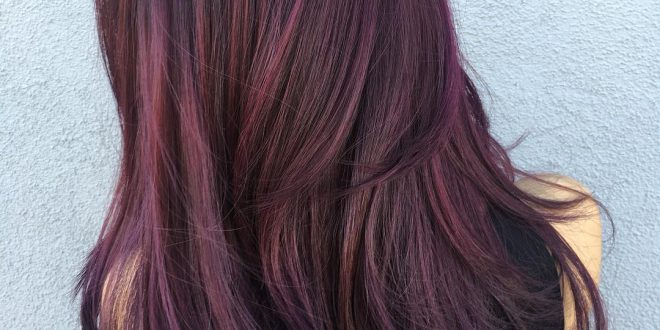 50 Schattierungen von Burgunder-Haarfarbe für 2018 