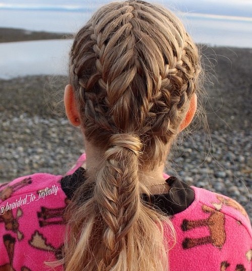 30 fantastische französische Braid Pferdeschwänze  