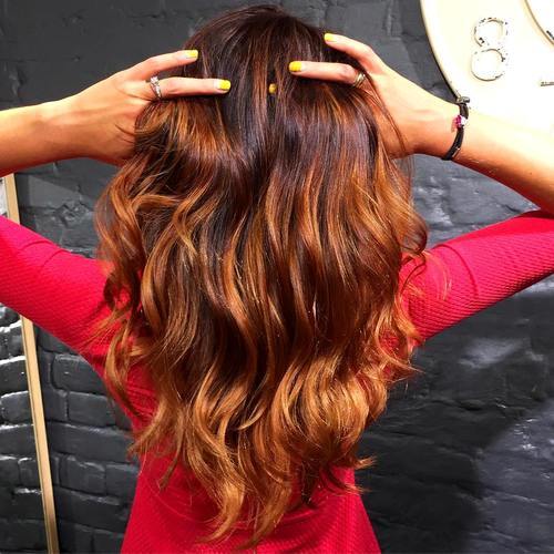 25 spannende Ideen für rotes Ombre-Haar 