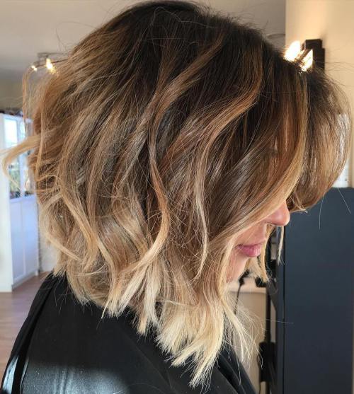 60 inspirierende lange Bob Frisuren und Haarschnitte  