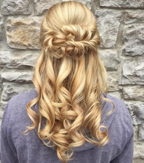 50 Half Updos für Ihre perfekte Alltags- und Party-Looks  