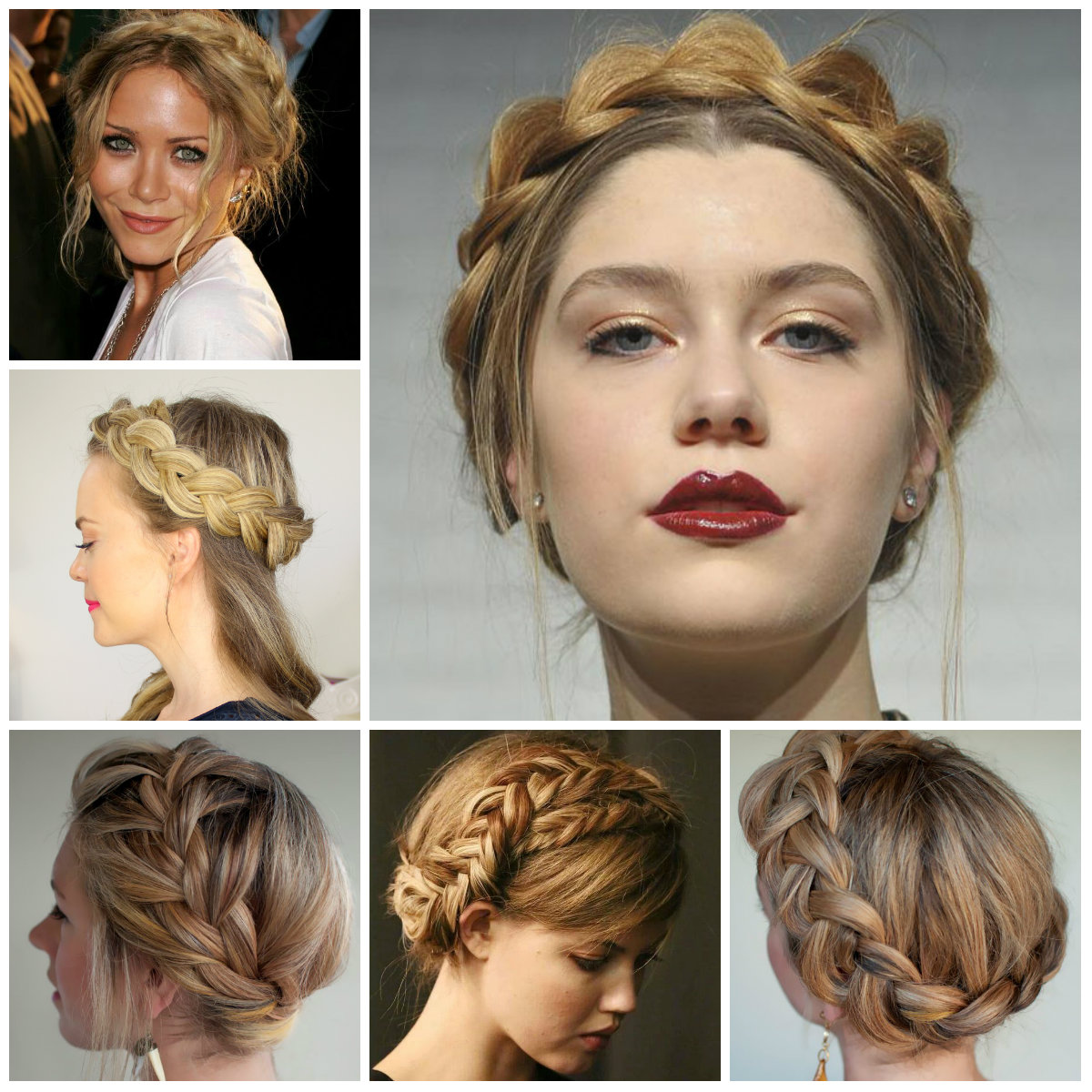 Neu beliebte Crown Braid Frisur Ideen  