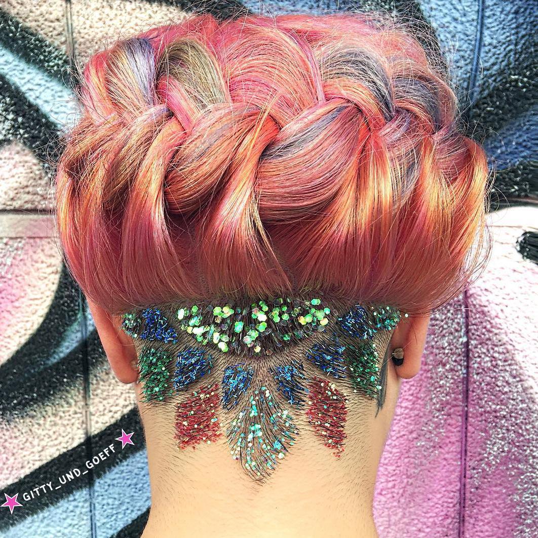 20 Undercut Haar Tattoo Ideen für Mädchen  