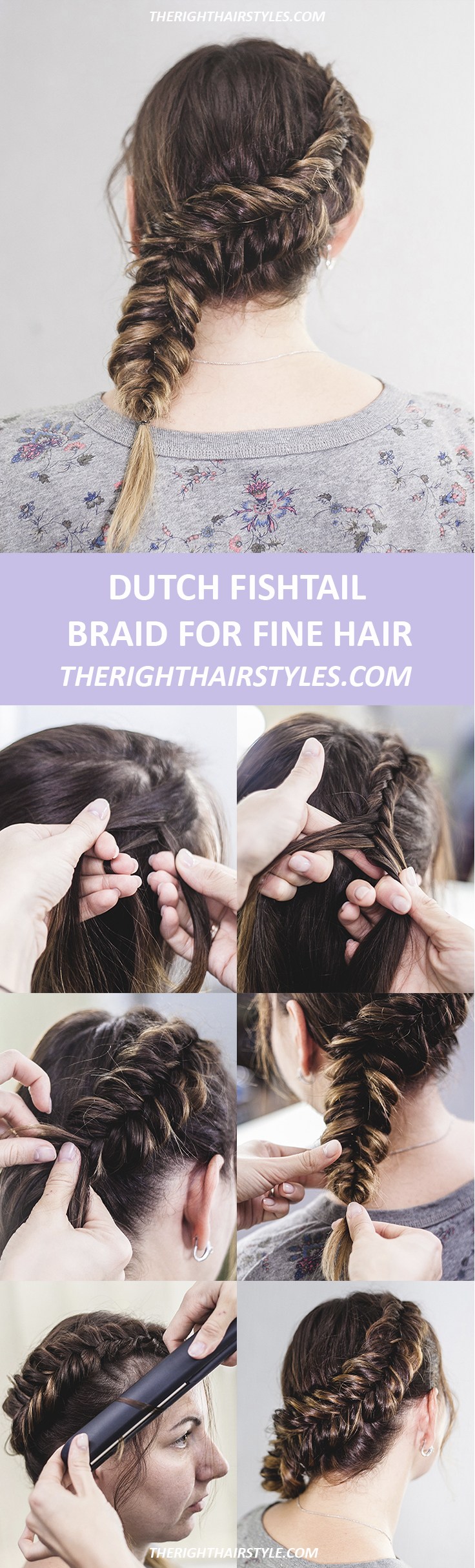 Wie man einen Dutch Fishtail Braid in 5 einfachen Schritten macht  