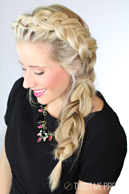 20 stilvolle Side Braid Frisuren für langes Haar  