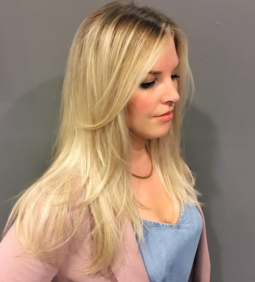 40 lange Frisuren und Haarschnitte für feines Haar  