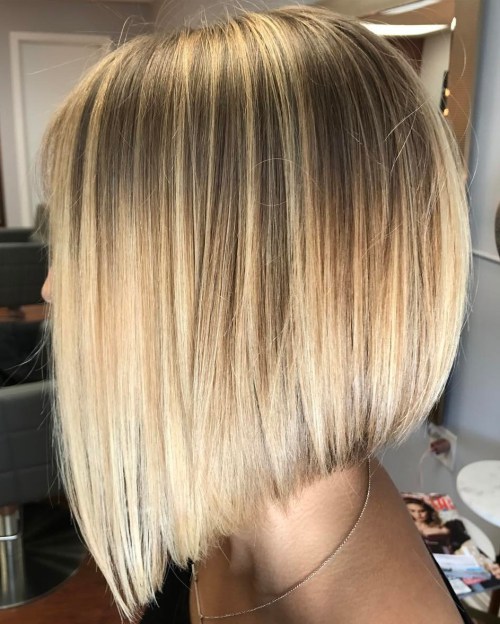 60 schöne und bequeme mittlere Bob Frisuren  