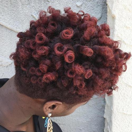 40 süße konische natürliche Frisuren für Afro-Haar 