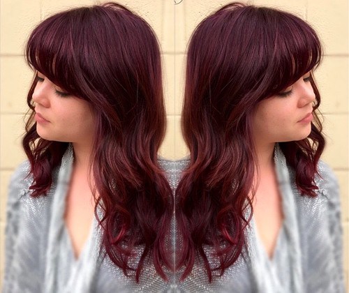 Rote Haarfarbe Inspiration  