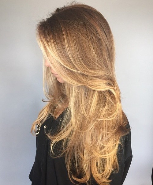 80 Cute Layered Frisuren und Schnitte für langes Haar  