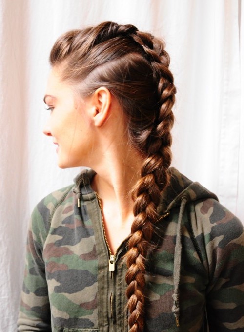 Kreative Mohawk Braid Frisur Ideen für Neu  