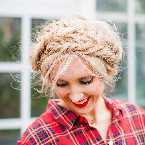 20 schicke Milkmaid Braid Ideen  