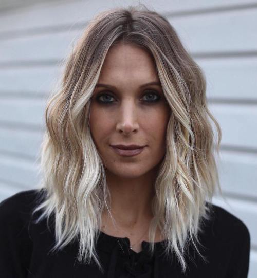 60 Super Chic Frisuren für lange Gesichter, um die Länge zu brechen  