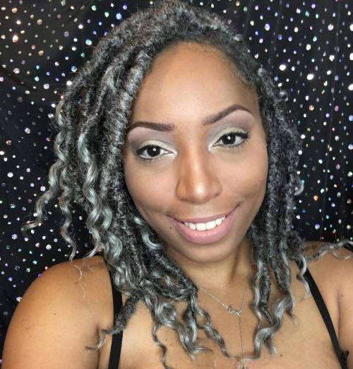 20 süße und kreative Ideen für kurze Faux Locs  