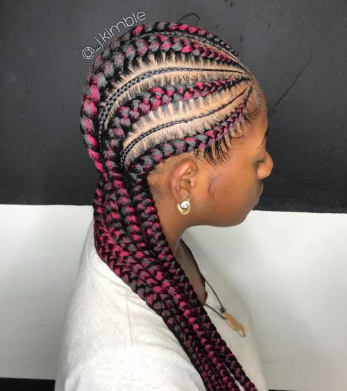 20 Super Hot Cornrow Braid Frisuren  