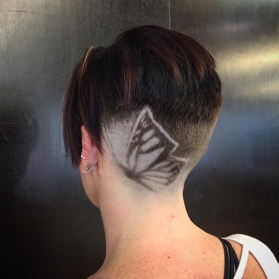 20 Undercut Haar Tattoo Ideen für Mädchen  