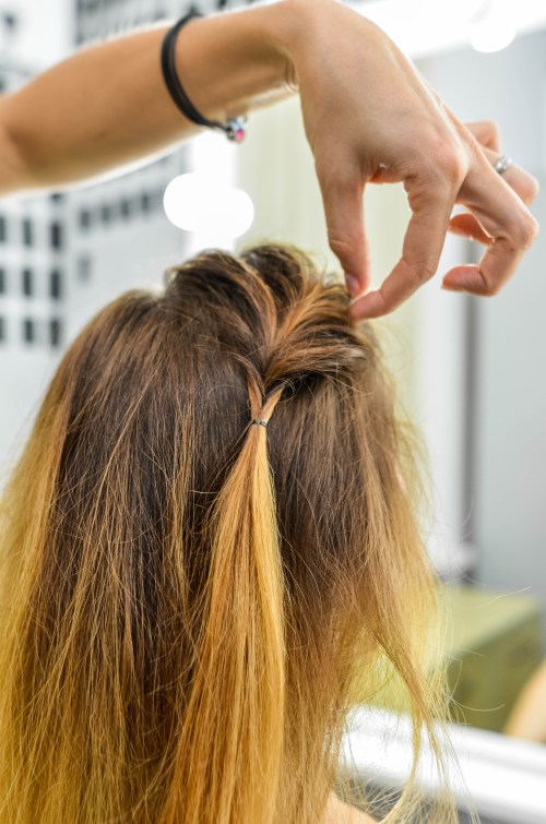 3 schöne Brötchen Frisuren für feines Haar  