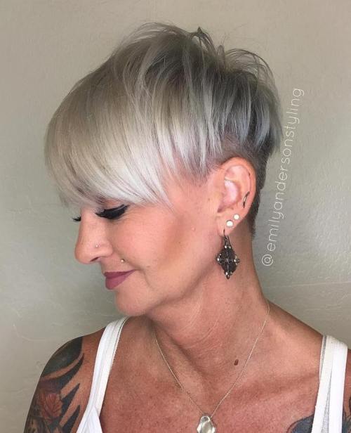 60 wunderschöne graue Frisuren 