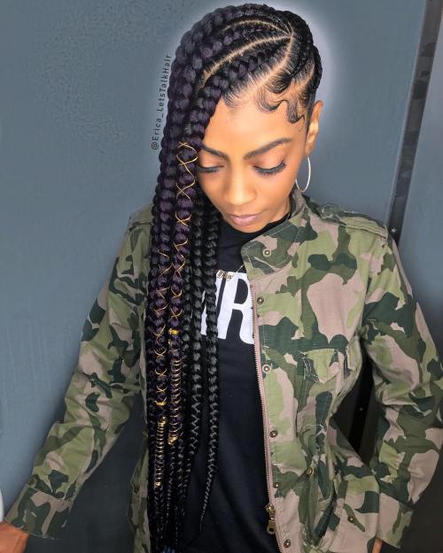 20 Super Hot Cornrow Braid Frisuren  