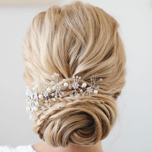 40 schicke Hochzeit Haarhochsteckfrisuren für elegante Bräute  