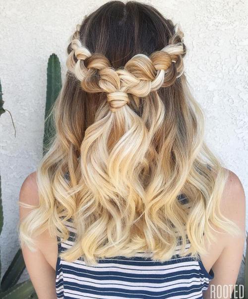 50 Half Updos für Ihre perfekte Alltags- und Party-Looks  