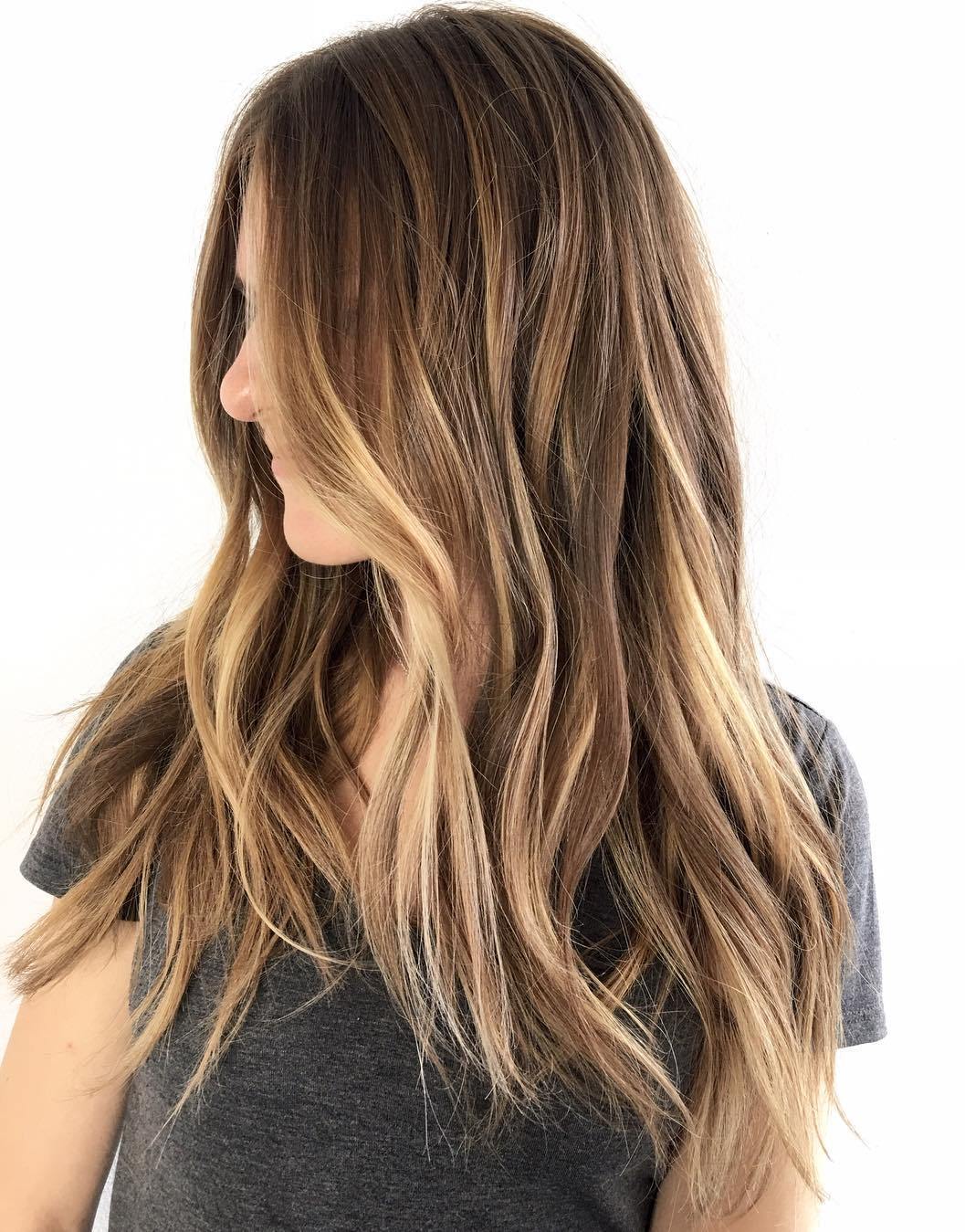 50 Ideen für hellbraunes Haar mit Highlights und Lowlights  