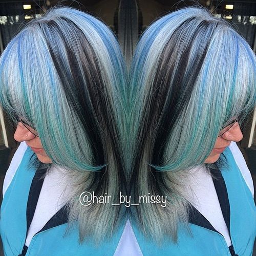 20 Pastel Blue Hair Color Ideen, die Sie versuchen müssen  