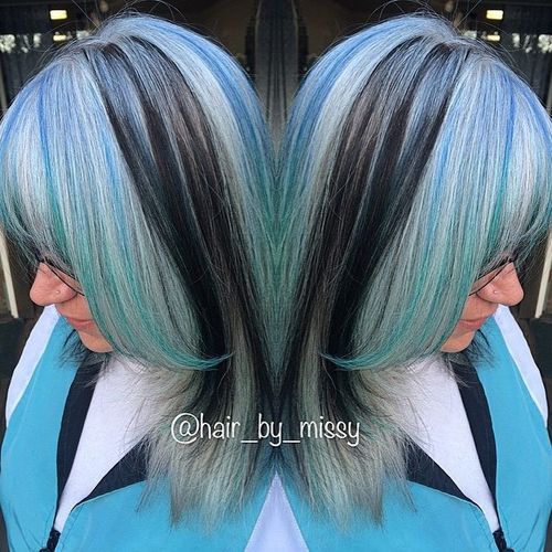 20 Pastel Blue Hair Color Ideen, die Sie versuchen müssen  