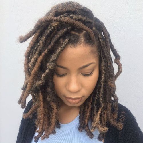 20 süße und kreative Ideen für kurze Faux Locs  