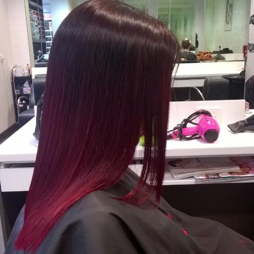 Rote Haarfarbe Inspiration  
