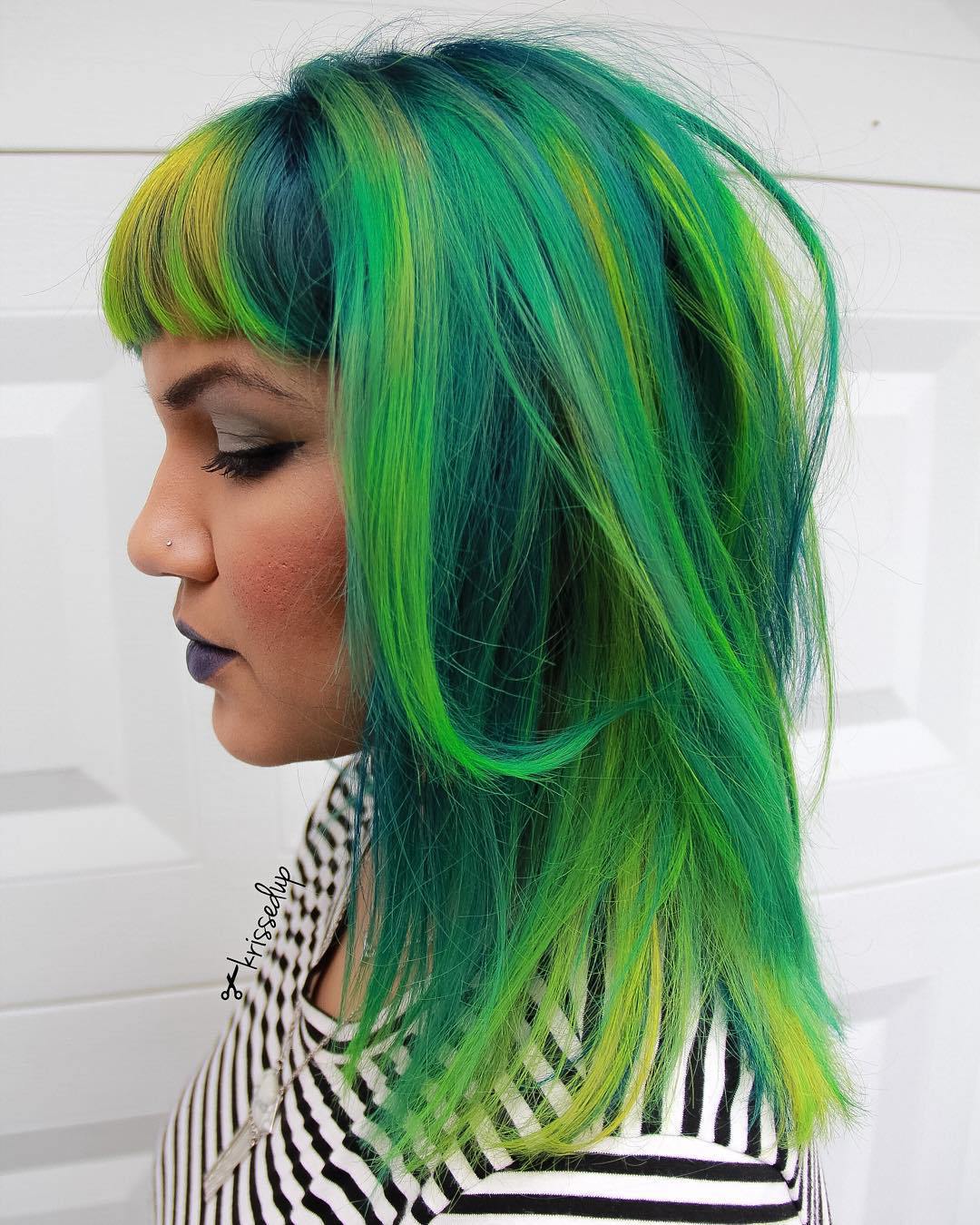 20 Möglichkeiten, grünes Haar zu rocken  